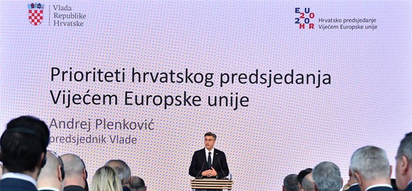 Priorities of Croatia's EU presidency: Europe that develops, connects, protects and is globally influential